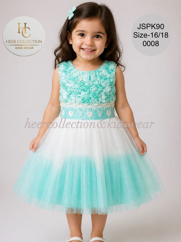 JS-PK93 Elegantfor cute princess Floral Party frock Dress