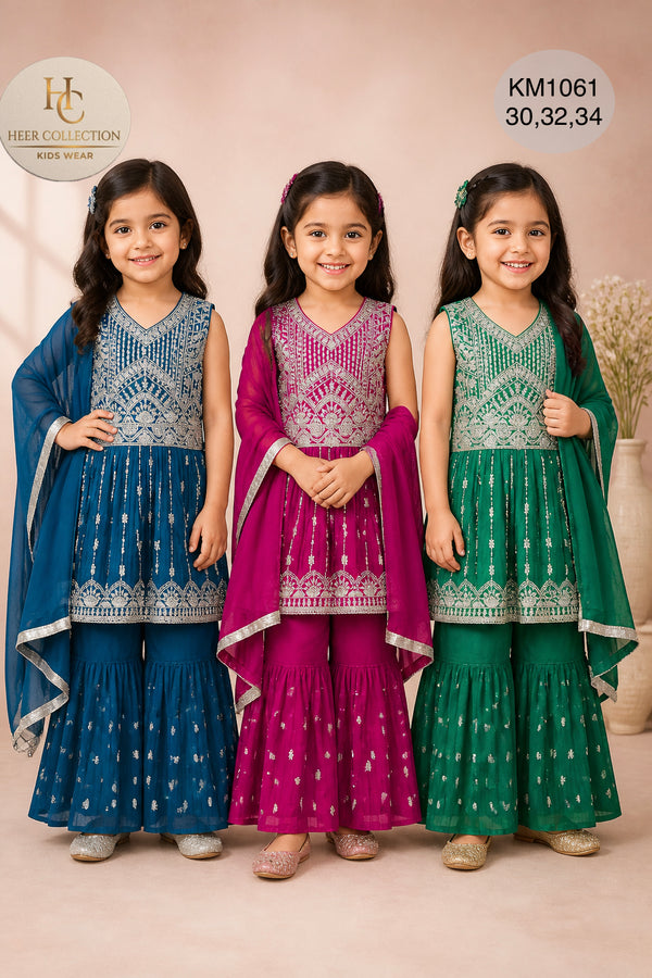 DN 1061 Vichtra Silk Ghrara suits