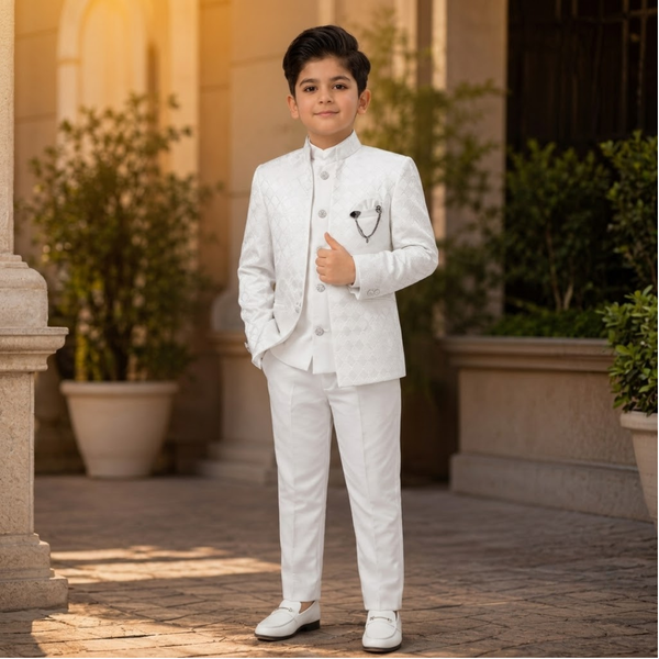 SGT2162 Brocade boy Suit Set