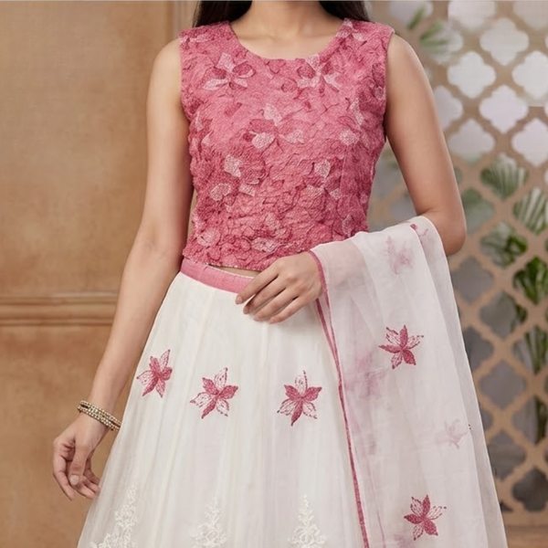 DHLH563 Elegant Kids Wear Designer Choli Set