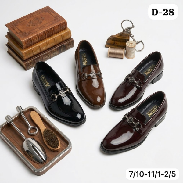 D-28 Patent Loafer Collection in Three Colors