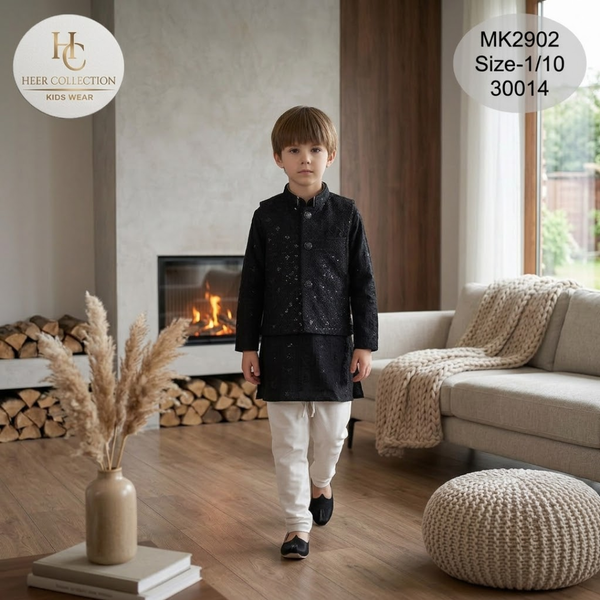 MK2902 Boys Ethnic Waistcoat Set