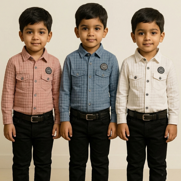 TP389- Boys Long Sleeve Shirt Pants