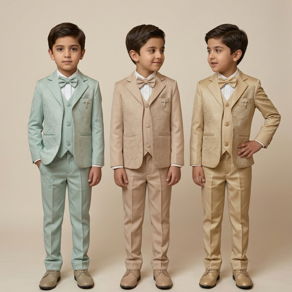CP4756 -Boys' Suit Set with Waistcoat